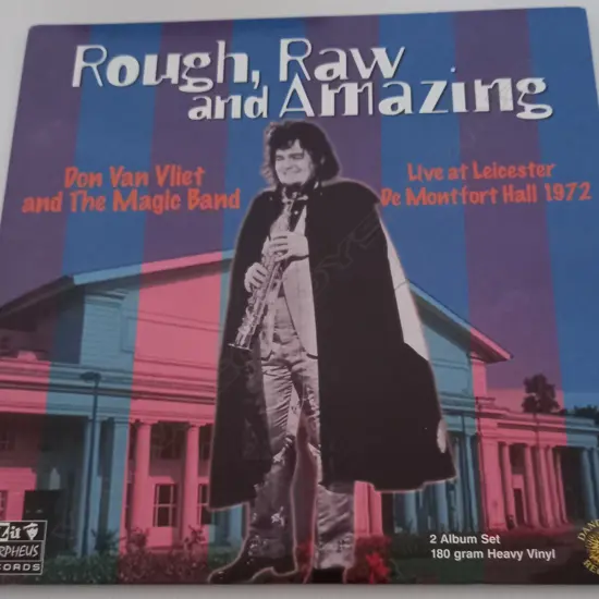 Captain Beefheart - Don Van Vliet And The Magic Band, Rough, Raw And Amazing (Live At Leicester De Montfort Hall 1972) (Double album, yellow vinyl)